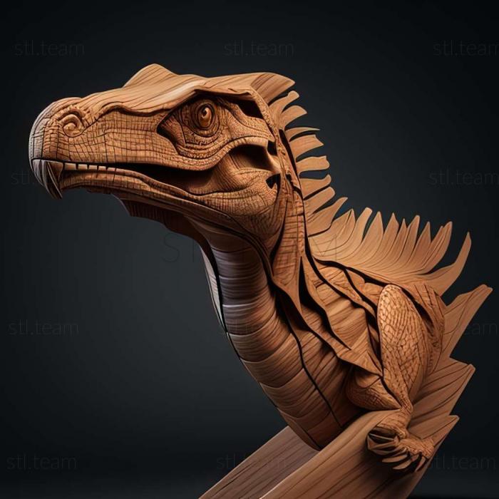 3D model Naashoibitosaurus ostromi (STL)